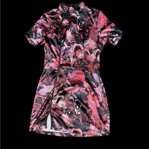 Oriental Satin Dress